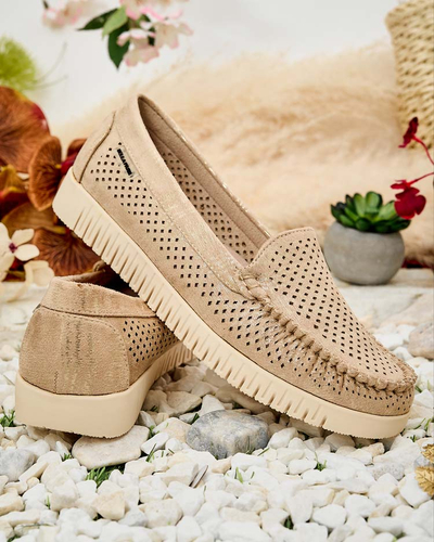 Royalfashion Damen durchbrochene Mokassins Nafis