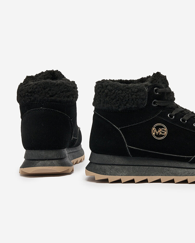 Royalfashion Damen isolierte Sportschuhe in schwarz Cerrto