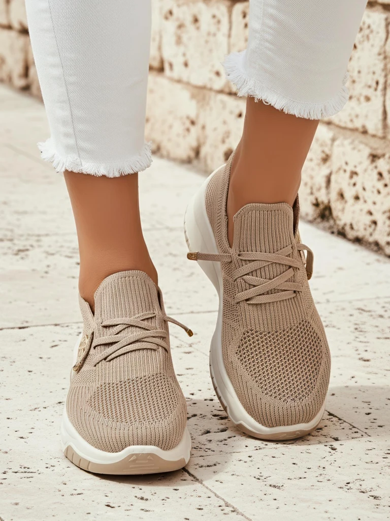 Royalfashion Slip-on Damen-Textilsportschuhe Teletta