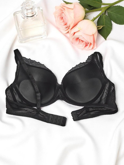 Royalfashion Damen Push-Up-BH mit Spitze Romance Push-Up
