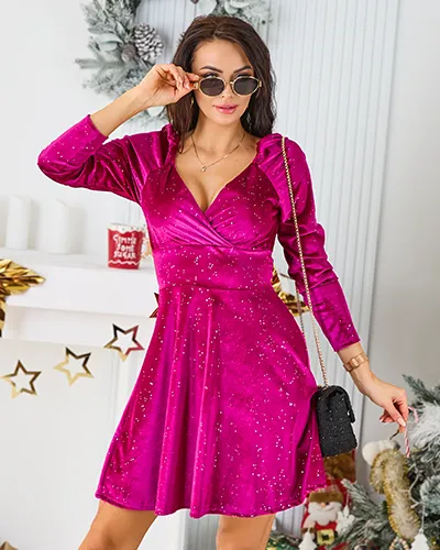 Royalfashion Жіноча сукня з стразами