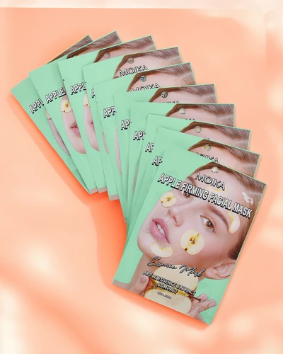 MOIKA Apfel Tuchmaske Straffend