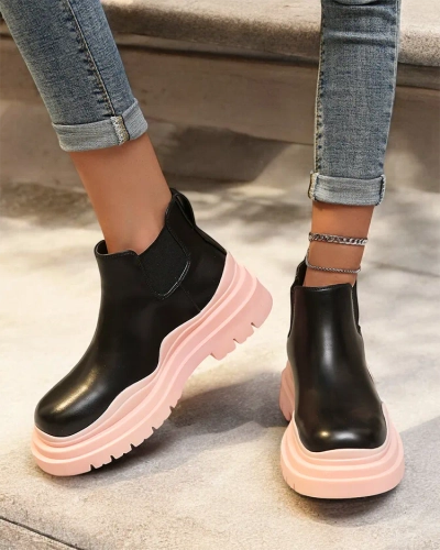 Royalfashion Damen Schlupfstiefel Derri