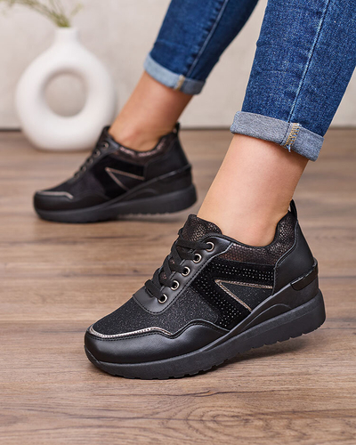 Royalfashion Sportliche Damen-Sneakers mit Plateauabsatz Lacyrllia