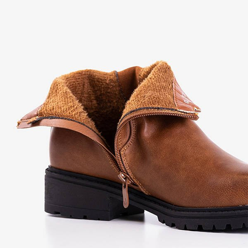 Коричневі жіночі черевики з перлами Ватерлоо - Взуття