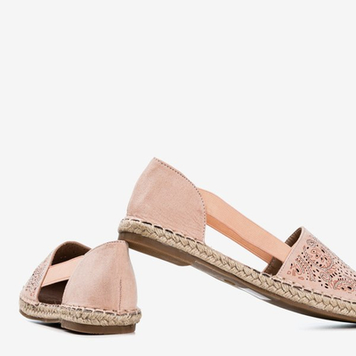 Rossinia rosa offene Espadrilles - Schuhe