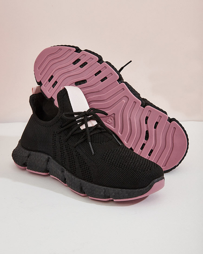 Sportschuhe für Damen von Bommgi in Schwarz und Rosa - Schuhe