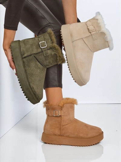 Royalfashion Kurze Damen Schneestiefel Aurelia Classico