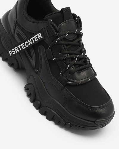 Schwarzer Damen-Sneaker Sportschuhe Evilpo- Footwear