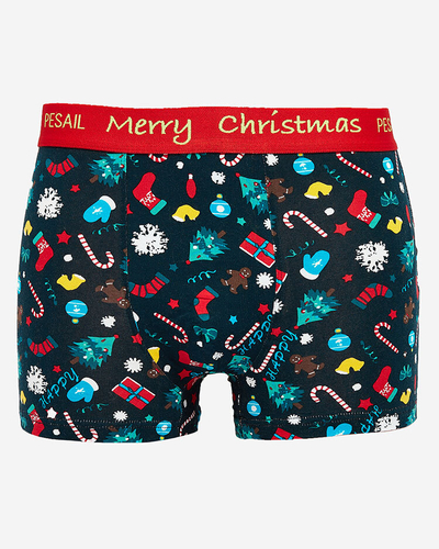 Royalfashion Herren Boxershorts mit Weihnachtsmuster