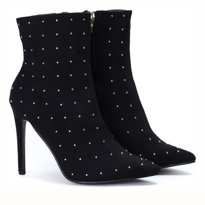 Schwarze Stöckelschuhe mit Strasssteinen Audrey - Footwear
