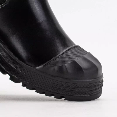 Schwarze Damenstiefel von Norvis - Schuhe