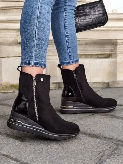 Royalfashion Damen Stiefeletten Reniozi