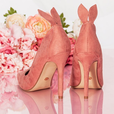 Rosa Pumps auf hohem Absatz mit Ohren Felisiti - Footwear