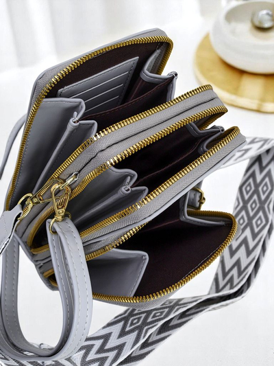 Royalfashion Multifunktionale Handtasche-Geldbörse mit Riemen Suite Mood