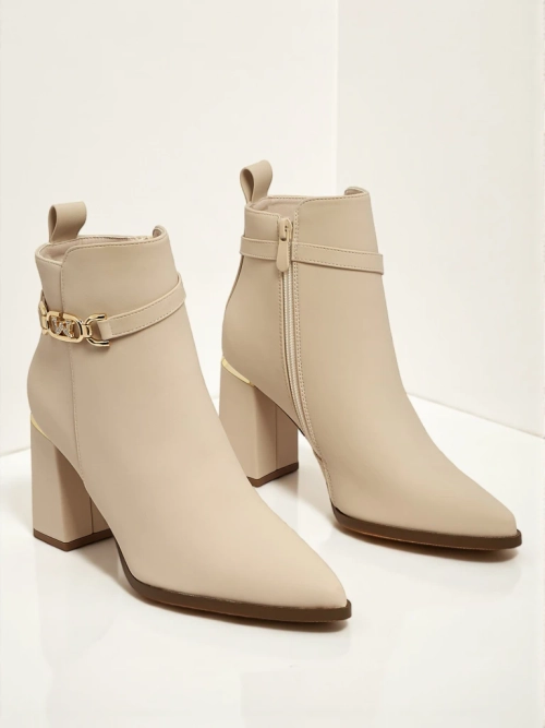 Жіночі ботильйони еко замшеві на підборах Ostirena