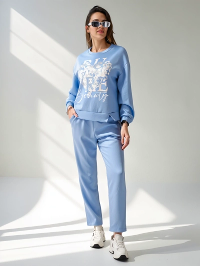 Royalfashion Damen Viskose-Set mit Druck