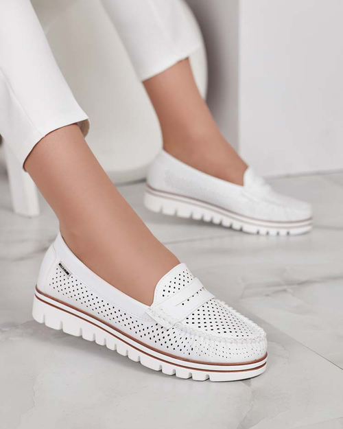 Royalfashion Ажурні жіночі мокасини Leteller