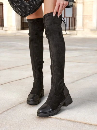 Damen Overknee-Stiefel von Royalfashion Sewio