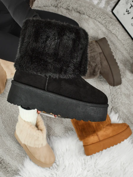 Damen Schneestiefel mit Fell Irelle