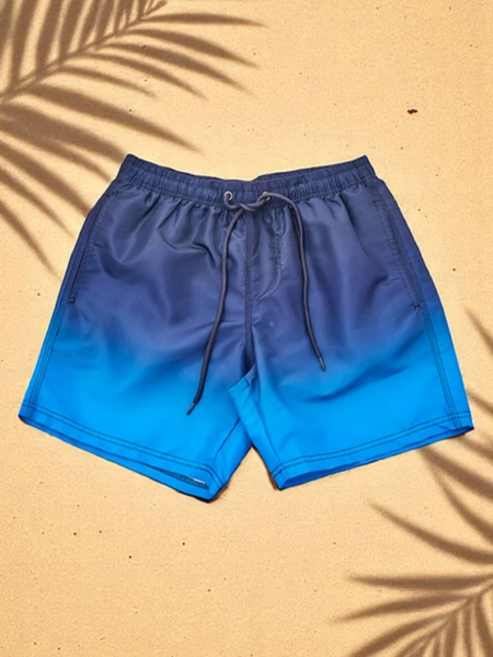 Royalfashion Sportliche Herren Ombre Shorts mit schützendem Netzfutter