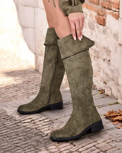 Royalfashion Damenstiefel Elayna aus Öko-Wildleder
