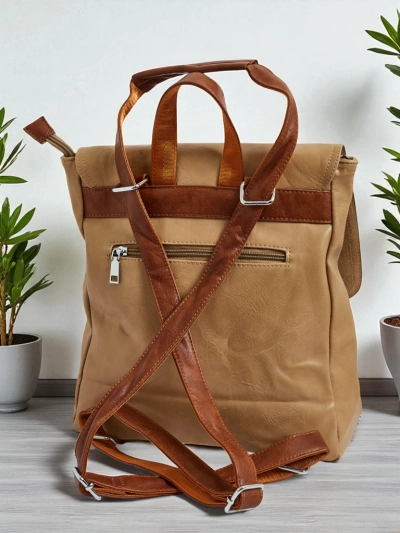 Royalfashion Damenrucksack aus Öko-Leder Klara