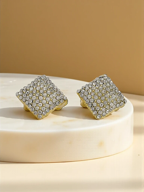 Royalfashion Кліпси сережки жіночі з цирконами