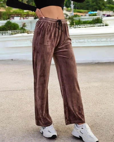 Royalfashion Damen-Sweatpants a'la velour