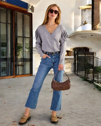 Royalfashion Unbuttoned Women's Sweater