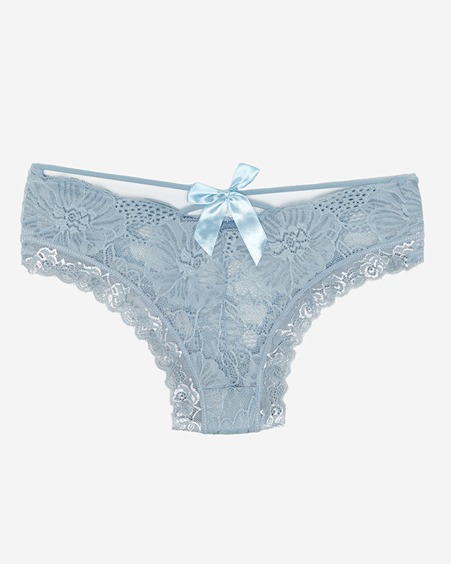 Hellgrauer Damen-BH-Slip - Unterwäsche