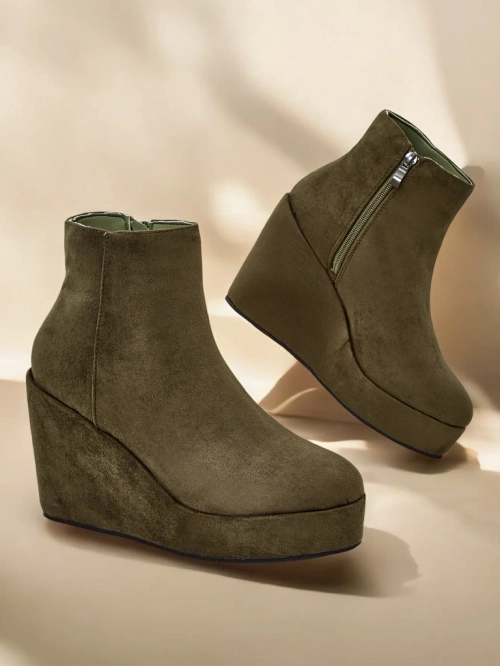 Жіночі середнього каблука ботінки до щиколотки Royalfashion Sieffa