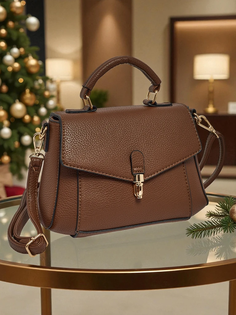 Kleine Damenhandtasche aus Öko-Leder Fioren