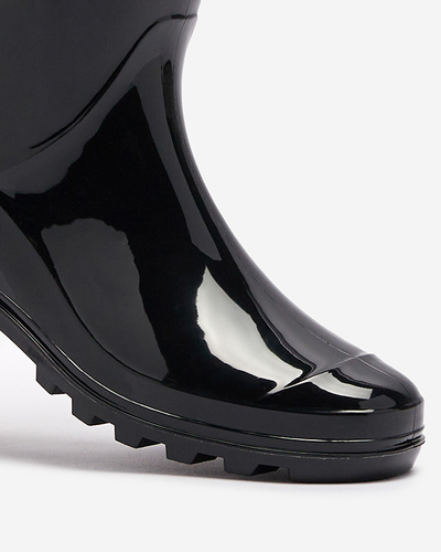 Чорні жіночі веллінгтони до коліна Viopo- Footwear