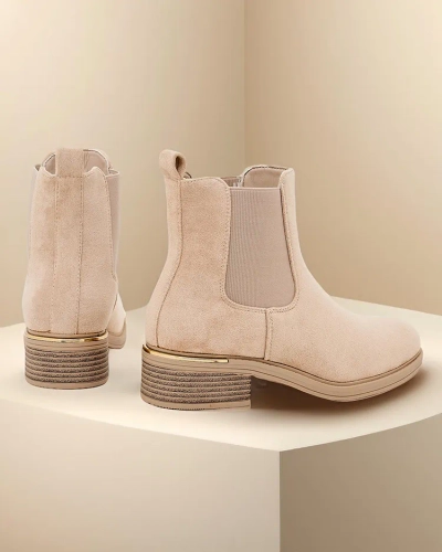 Royalfashion Damen Slip-On Knöchelstiefel Rizones