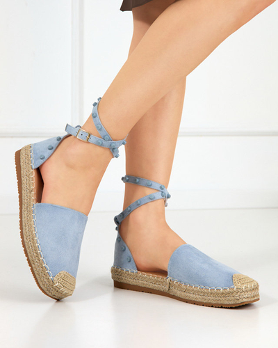 OUTLET Hellblaue Damen-Espadrilles mit Lonesi-Jets - Schuhe
