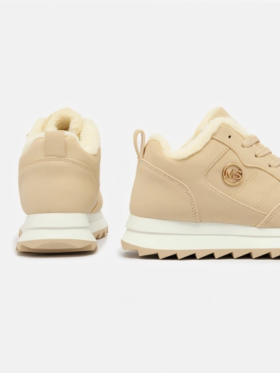 Royalfashion Beige isolierte Sportschuhe für Frauen Lahho