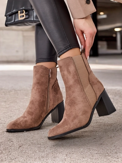 Royalfashion Damen Stiefeletten mit Absatz Enotto