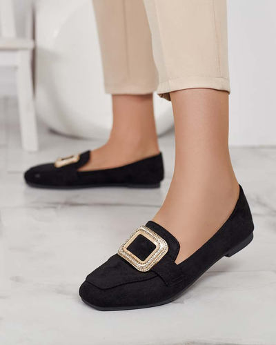 Royalfashion Damen Mokassins mit Schnalle Serbento