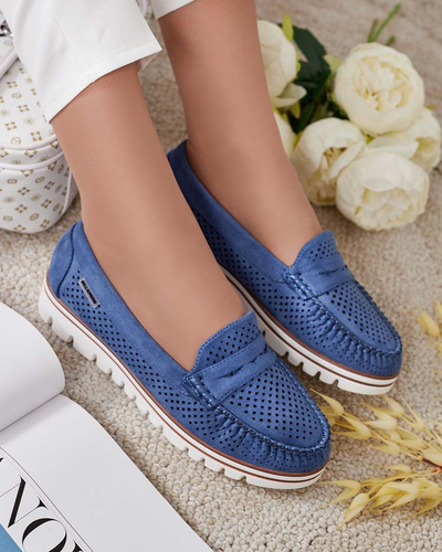 Royalfashion Ажурні жіночі мокасини Leteller