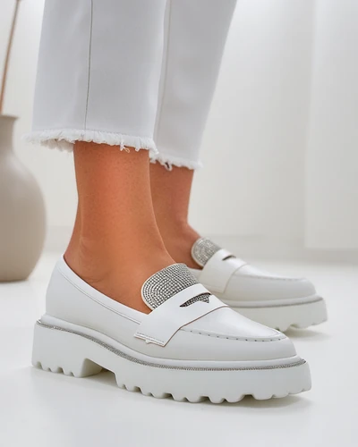 Royalfashion Damenmokassin mit Strass Vinness