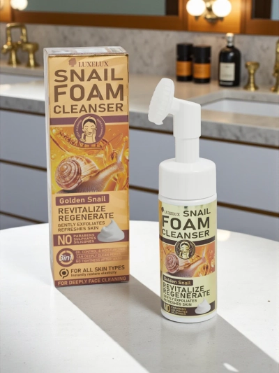 Aurelia Golden Snail Reinigungsschaum mit Mucin 150ml Luxuriös