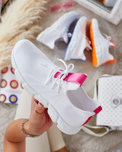 Baym Sportschuhe für Damen in Weiß und Rosa - Schuhe