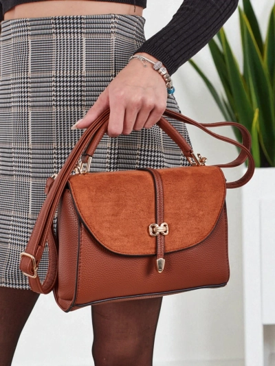 Damenhandtasche aus Öko-Leder Sofia Schwarz