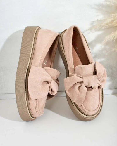 Royalfashion Damen Halbschuhe mit Schleife Eriz