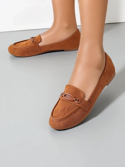 Royalfashion Damen Wildleder-Öko-Mokassins Zammei