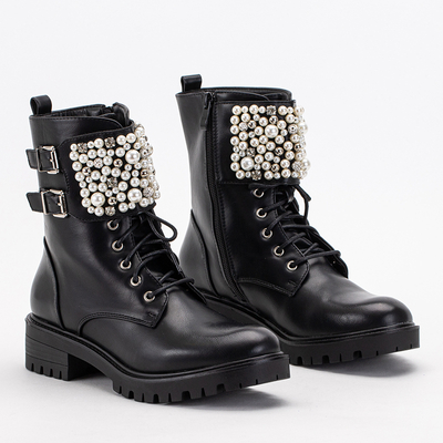 Schwarze Mais Pearl Workery Booties - Schuhe