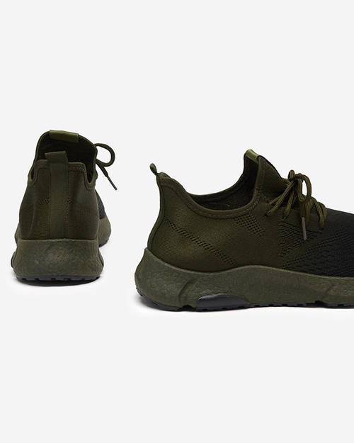 Чорно-зелене чоловіче спортивне взуття Deviso - Взуття