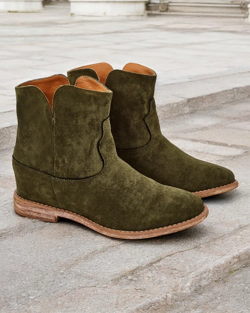 Невимовно жіночі взуття Роялфешн у стилі ковбойські чоботи на прихований клин Блюстон