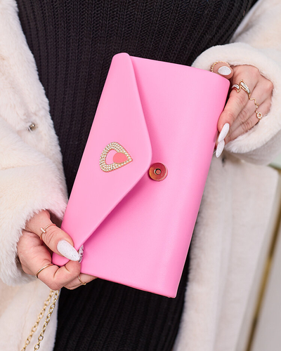 Royalfashion Рожевий жіночий клатч